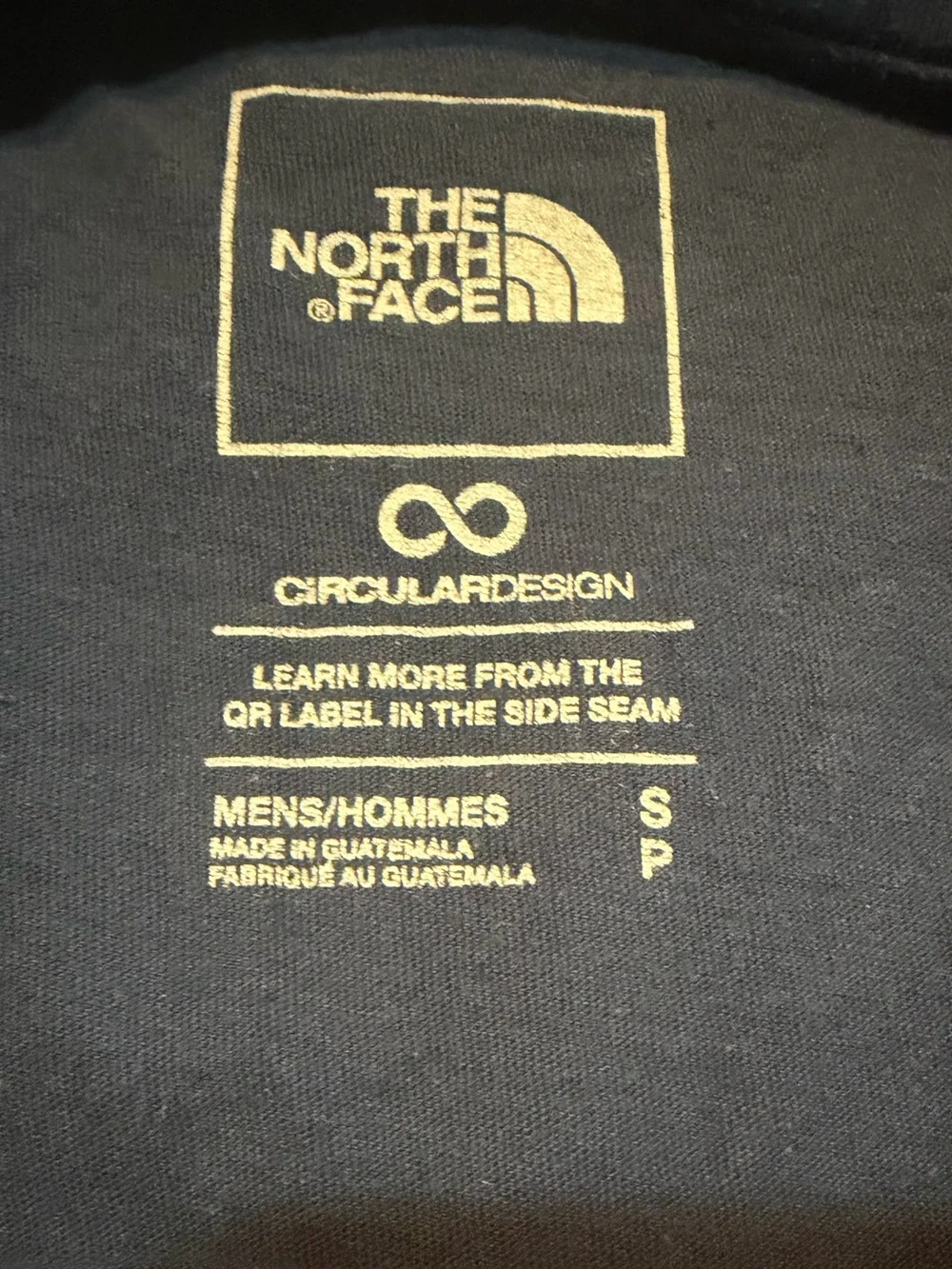 The North Face Men’s Navy Short Sleeve Logo Tee- Small